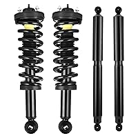 AUTOSAVER88 Front Complete Struts Rear Shocks Assembly Compatible with 2009-2013 Ford F-150 4WD