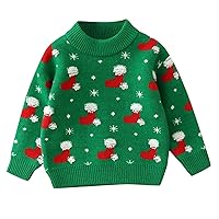 Baby Girl Clothes Fall Xmas Toddler Kids Infant Baby Girls Cartoon Crewneck Sweater Pullover Bunny Sweaters for