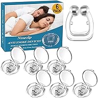 Anti Snoring Devices - Silicone Magnetic Anti Snoring Nose Clip, Snoring Solution - Comfortable Nasal to Relieve Snore, Stop Snoring for Men and Women (6PACK)