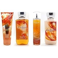 Bath & Body Works Cashmere Glow Gift Set - Signature Collection Body Lotion - Body Cream - Fragrance Mist & Shower Gel Full Size