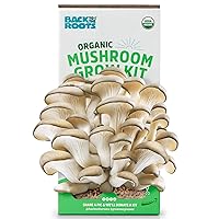 Back to the Roots Organic Oyster Mushroom Grow Kit, Harvest Gourmet Mushrooms In 10 Days