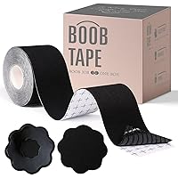 Tripsky XL Breast Lift Tape, BoobTape for Large Breasts,Body Tape for Fashion,Athletic Tape Boobtape &NippleCover for A-G Cup