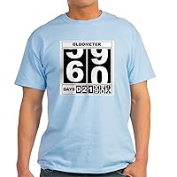 CafePress 60Th Birthday Oldometer Light T Cotton T-Shirt