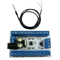 DC6-24V Sensor Module 8 Channel R4DCB08 Board RS485 for PLC Temperature Acquisition RelayModule Thermally Sensitive System Component