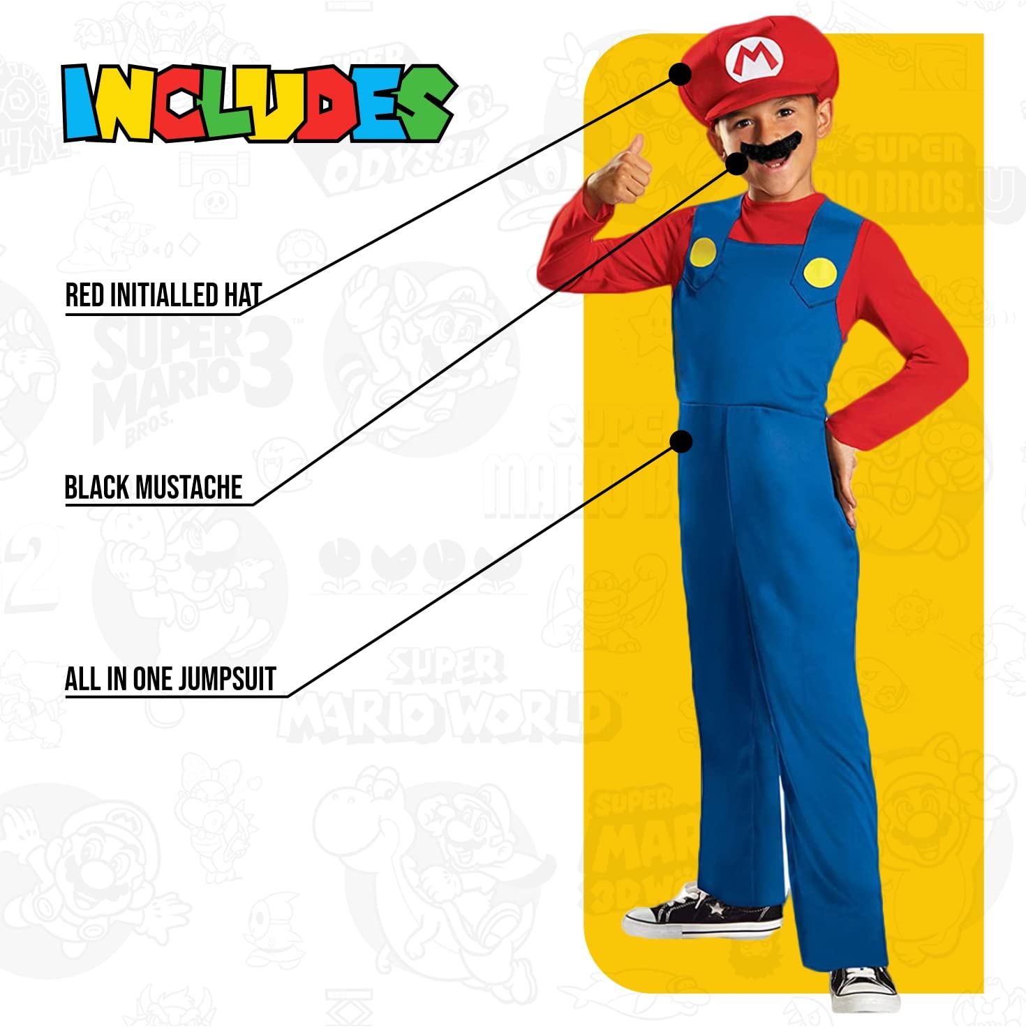Disguise Nintendo Super Mario Costume