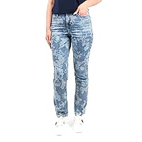 Laurie Felt Women's Floral Relaxed Straight Jean