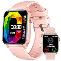 Smart Watch for Women 1.83” HD Full Touch Screen for iPhone Android Fitness Tracker Watch with Heart Rate Sleep Monitor 100+ Sports Modes Bluetooth Make Call IP67 Waterproof Smartwatch