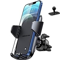 UNBREAKcable Car Phone Holder Mount, Air Vent Car Phone Mount [360 Degree Rotation] for Apple iPhone 14 13 12 11 Pro Max Mini XR XS X SE 8 7 6S 6 Plus, Galaxy S22 S21 S20 S10 S9, LG, Sony, Oneplus