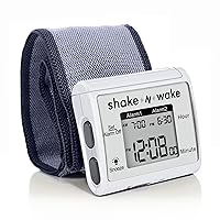 Tech Tools Vibrating Alarm Clock - Shake N Wake - Silent Alarm Wristband Watch - with Dual Alarms