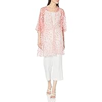 Anne Klein Women's Oversized Sheer Cardigan with Side Slits