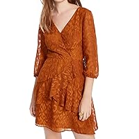 Womens Party Midi Fit & Flare Dress