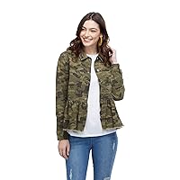 Mud Pie Women's Denim Peplum Jacket