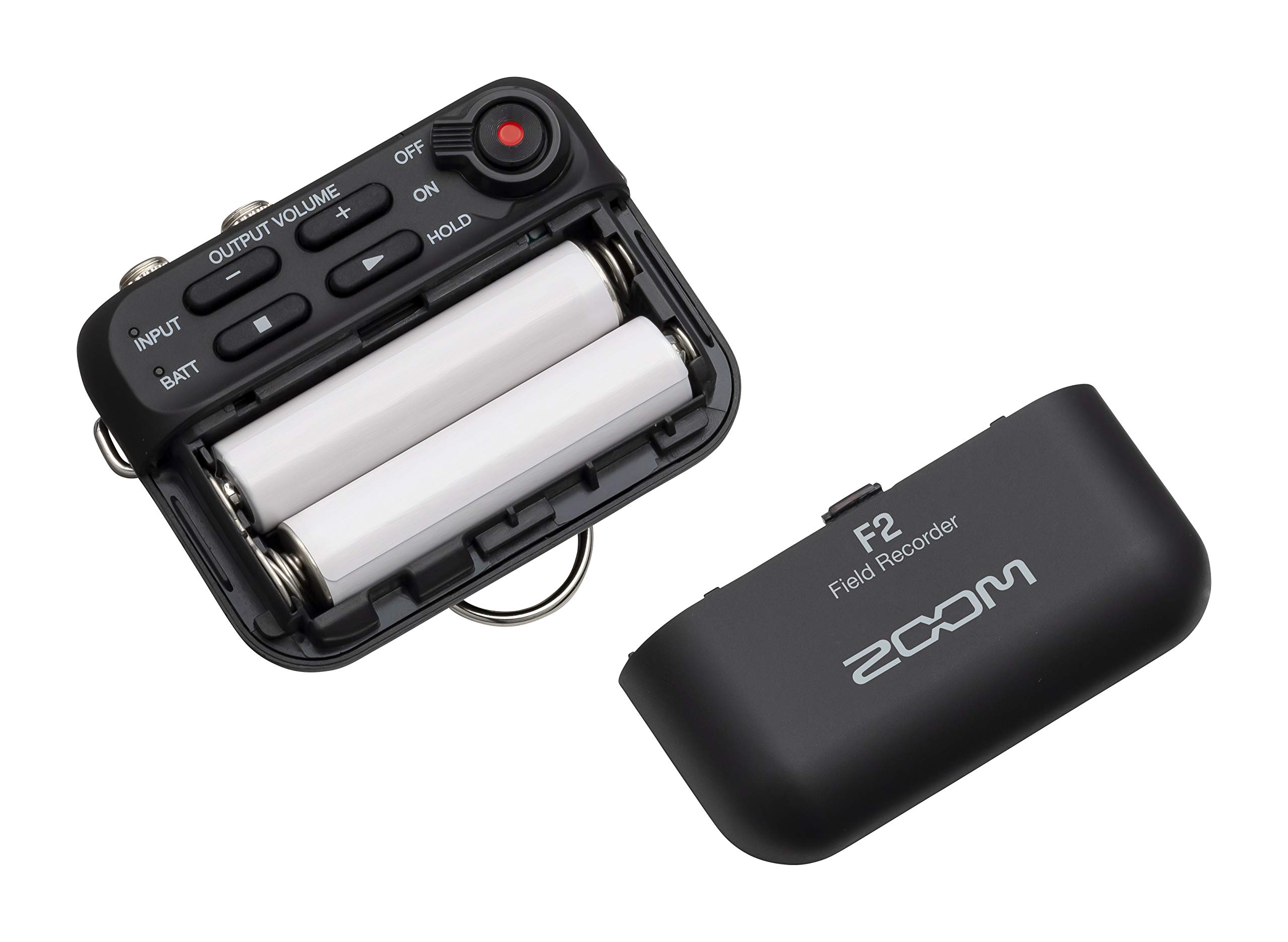Zoom F2 Lavalier Body-Pack Compact Recorder, 32-Bit Float Recording, No Clipping, Audio for Video, Records to SD, and Battery Powered with Included Lavalier Microphone