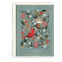 Punch Studio Christmas Birds Boxed Holiday Cards Set of 12 (50529)