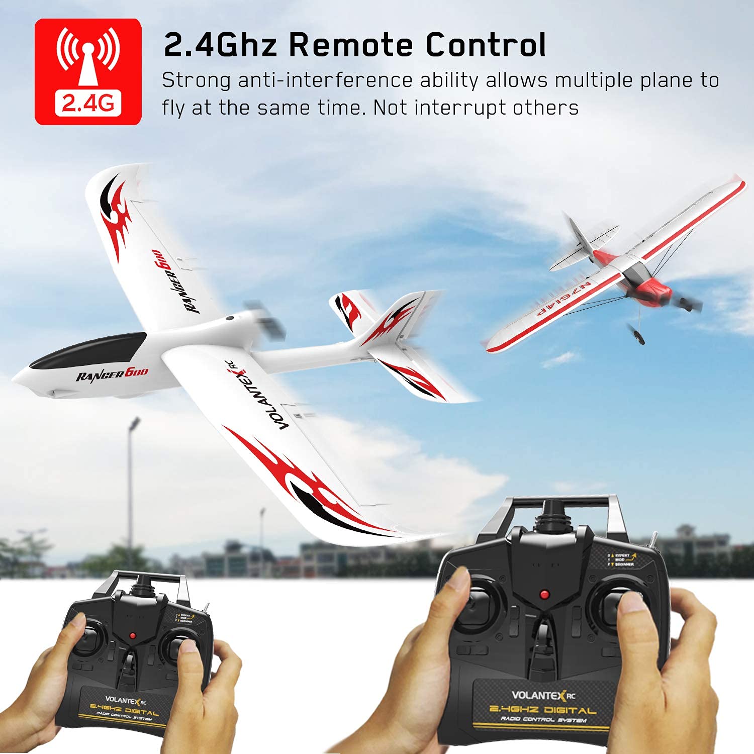 Mua VOLANTEXRC RC Glider Plane Remote Control Airplane Ranger600 Ready to  Fly,  Radio Control Aircraft with 6-Axis Gyro Stabilizer, Excellent  Glider Performance for Beginners (761-2 RTF) trên Amazon Mỹ chính hãng