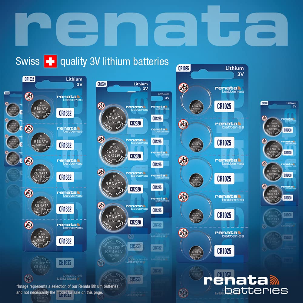 CR1220 Renata Watch Batteries 5Pcs