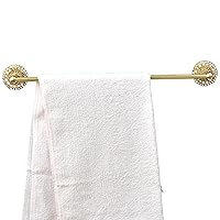 IndianShelf Brass Towel Bar- Brass Hand Towel Rack- Boho Bathroom Towel Bar- Gold Hand Towel Bar- Golden Bathroom Hardware- Bathroom Accessories- Towel Bar for Bathroom Wall- Unique Hand Towel Bar