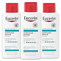 Eucerin Intensive Repair Body Lotion, Lotion for Very Dry Skin, 8.4 Fl Oz (Pack of 3)