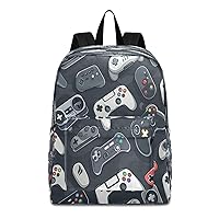 Video Game Backpack for School Elementary,Kid Bookbag Gamepad Toddler Backpack Teenager School Backpack,1