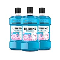 Listerine Smart Rinse Kids Fluoride Anticavity Mouthwash, Bubble Blast Flavor, 500 ml (Pack of 3)