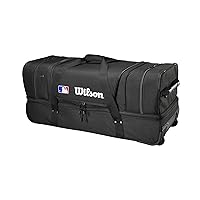 WILSON Umpire V2 Wheeled Equipment Bag - Black