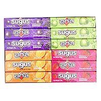 10 Packs Sugus Kraft Sweet Chewy Candy Mix Fruit Product of Thailand
