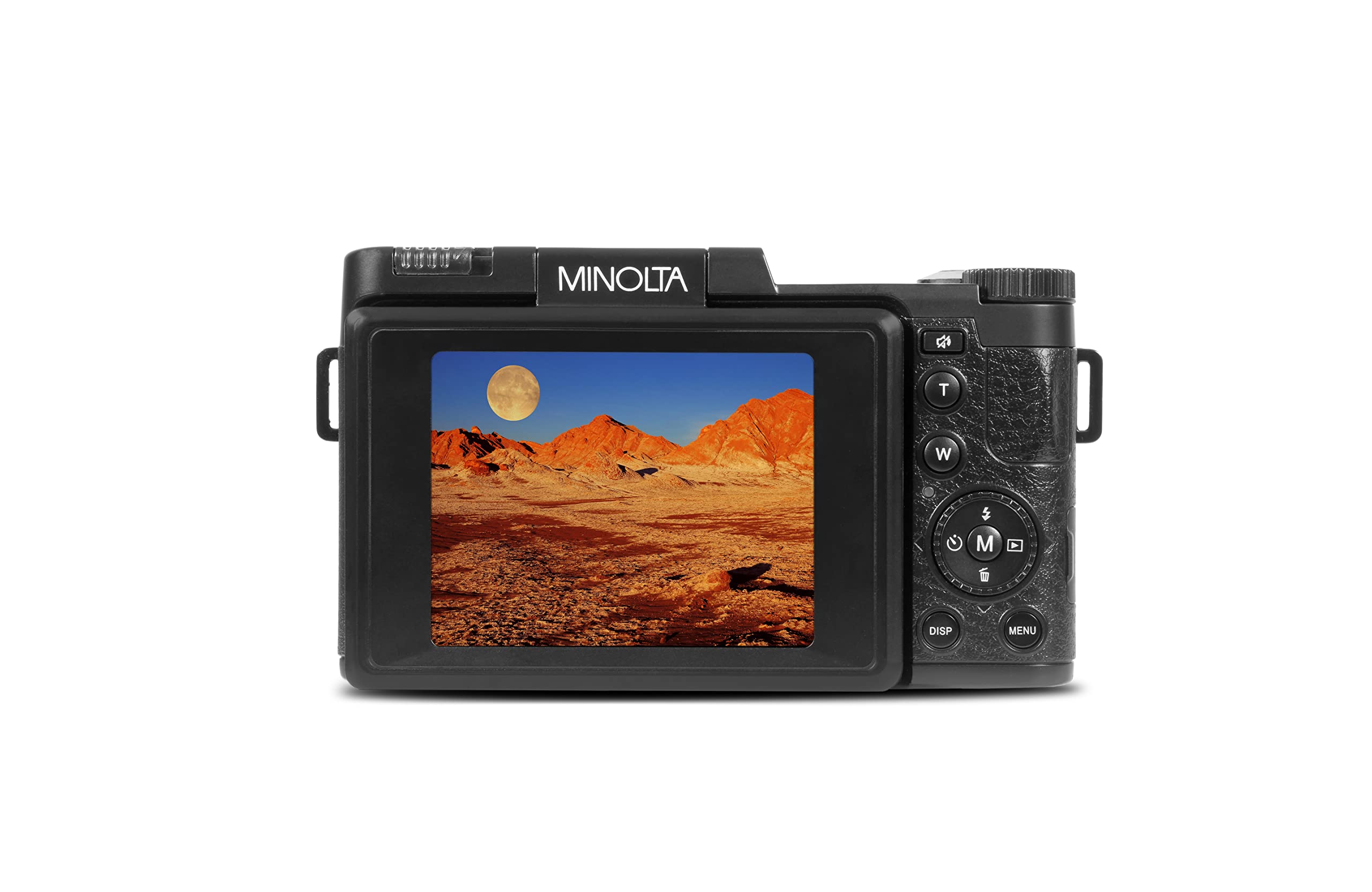 Minolta MND30 30 MP / 2.7K Ultra HD Digital Camera (Black)