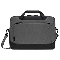 Targus Cypress Slimcase with EcoSmart Designed for Business Traveler and School fit up to 15.6-Inch Laptop/Notebook, Light Gray (TBS92602GL)