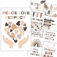 9 Colorful Poster Diversity Posters Classroom Decor for Teachers Multicultural Inclusive Classrooms Decor for Elementary Middle School High School Classroom Poster LGBT Safe Space Sign School Decor