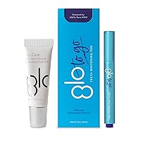 GLO Science Teeth Whitening Pen + Lip Care Bundle — Easy to Use, Safe & Effective Dentist Invented Whitening Treatment — Designed for Sensitive Teeth, Travel Friendly