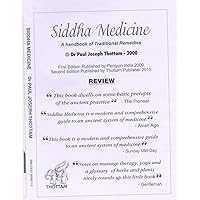 SIDDHA MEDICINE HANDBOOK OF TRADITIONAL REMEDIES SIDDHA MEDICINE HANDBOOK OF TRADITIONAL REMEDIES Kindle