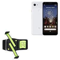 BoxWave Holster Compatible with Google Pixel XL - FlexSport Armband, Adjustable Armband for Workout and Running - Stark Green