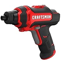 CRAFTSMAN 4V Cordless Screwdriver with Charger and Screwdriving Bits Included (CMHT6650C)