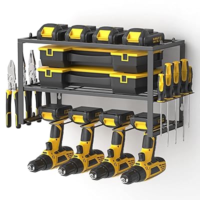 Tool Holder Mount for Ridgid AEG 18V Drill Tool Hanger Power Tool Storage  -5 Pack 