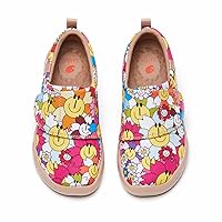 UIN Kid's Casual Slip-on Canvas Loafers Boys Girls Shoes Fashion Sneakers Funny Painted Travel Shoes