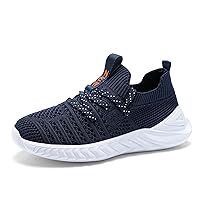 Kids Running Shoes Boys Girls Barefoot Slip On Sneakers Casual Walking Tennis Athletic Gym Sock Shoes Non Slip