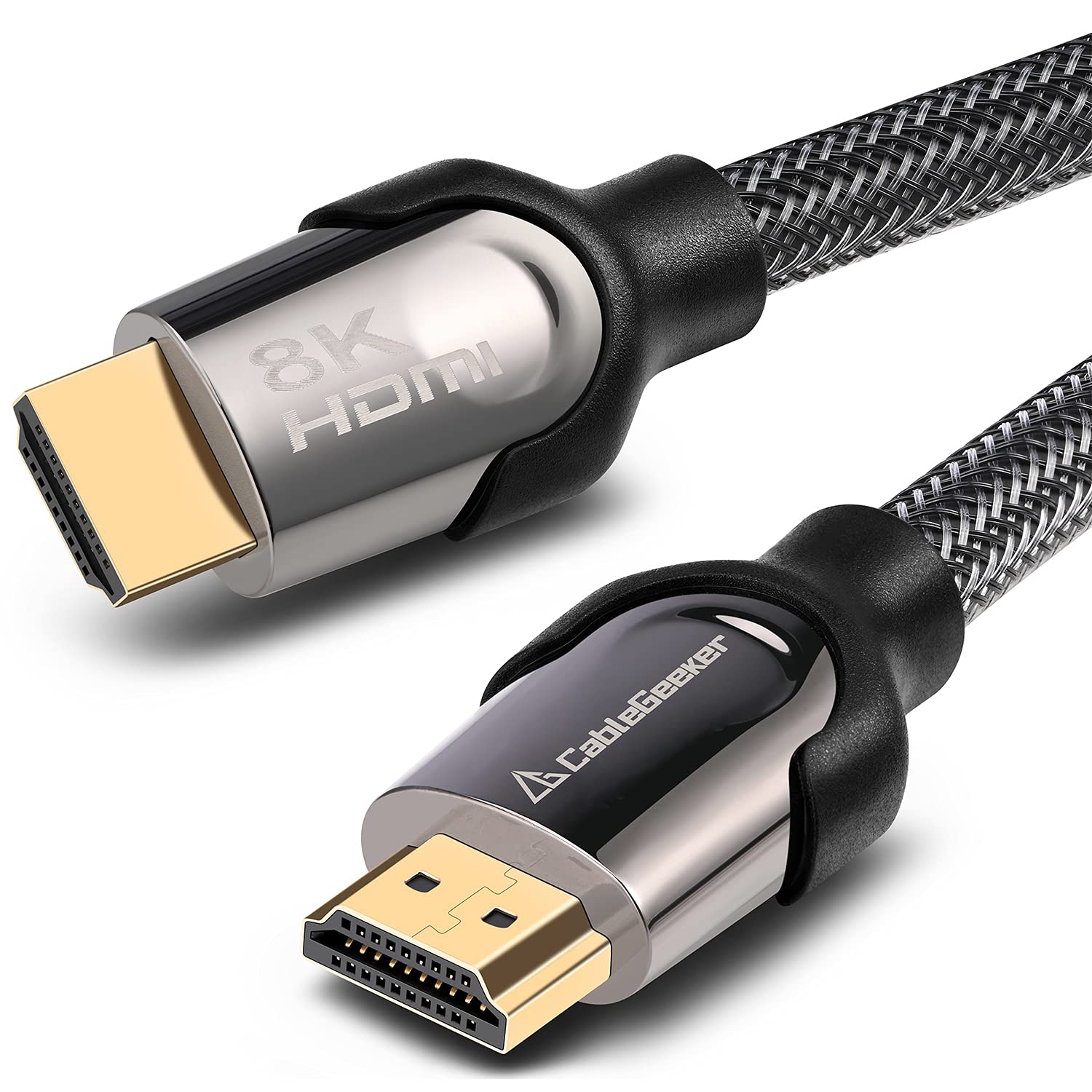 8K HDMI 2.1 Cable, 48Gbps Ultra HD Lead High-Speed Cord, Supports 8K@60Hz, 4K@120Hz, eARC HDR10, HDCP 2.2/2.3 Dolby, 3D, VRR, Compatible with Fire TV/Roku TV/PS5/Xbox/Nintendo Switch and More (26 ft)