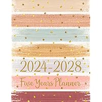 2024-2028 Five Years Planner: 5 year Monthly Agenda Calendar with Holidays and Inspirational Quotes (from January 24 to December 28) large organizer and Schedule 8.5x11”
