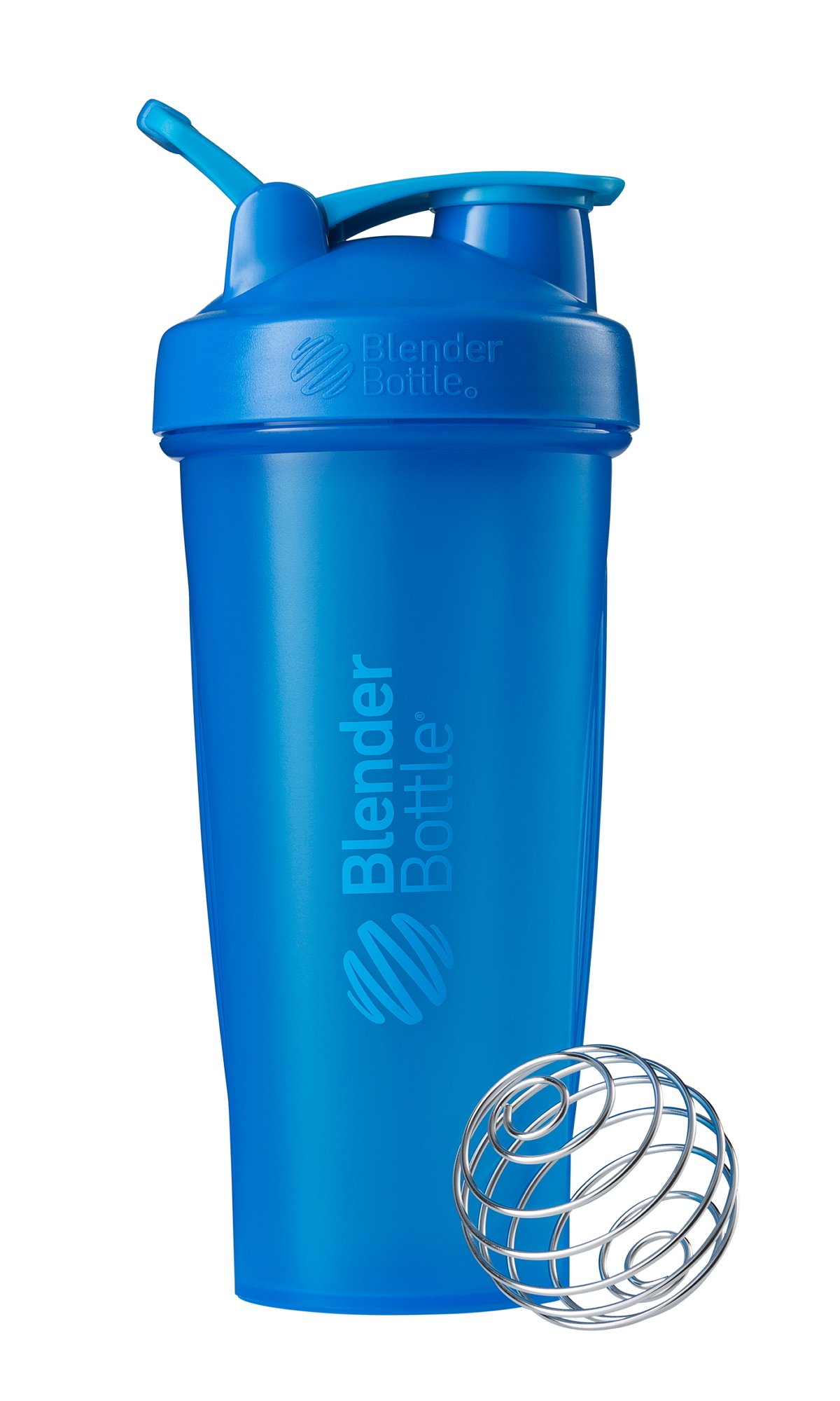 BlenderBottle Classic Shaker Bottle Perfect for Protein Shakes and Pre Workout, 28-Ounce, Cyan