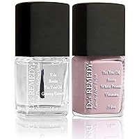 Enriched Nail Polish, BELOVED Blush with TOTAL Two-in-One Top and Base Coat Set 0.5 Fluid Oz Each