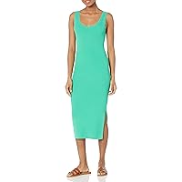 The Drop Women's Yasmin Rib Midi Sweater Tank Dress