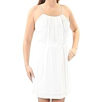 kensie Women's Texture Crepe Dress with Open Lace Back