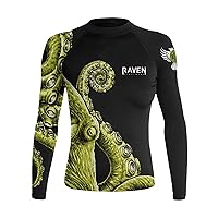 Women's Kraken Octopus Rash Guard MMA BJJ