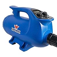 XPOWER MANUFACTURE INC. XPOWER B-8 Elite 4 HP Brushless Motor Pet Grooming Force Dryer with Variable Speed and Heat