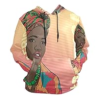 ALAZA African Beauty Hoody Sweatshirt Sweater Men S