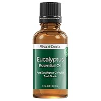 Viva Doria 100% Pure Eucalyptus Globulus Essential Oil, Undiluted, Food Grade, 1 Fl Oz (30 mL)