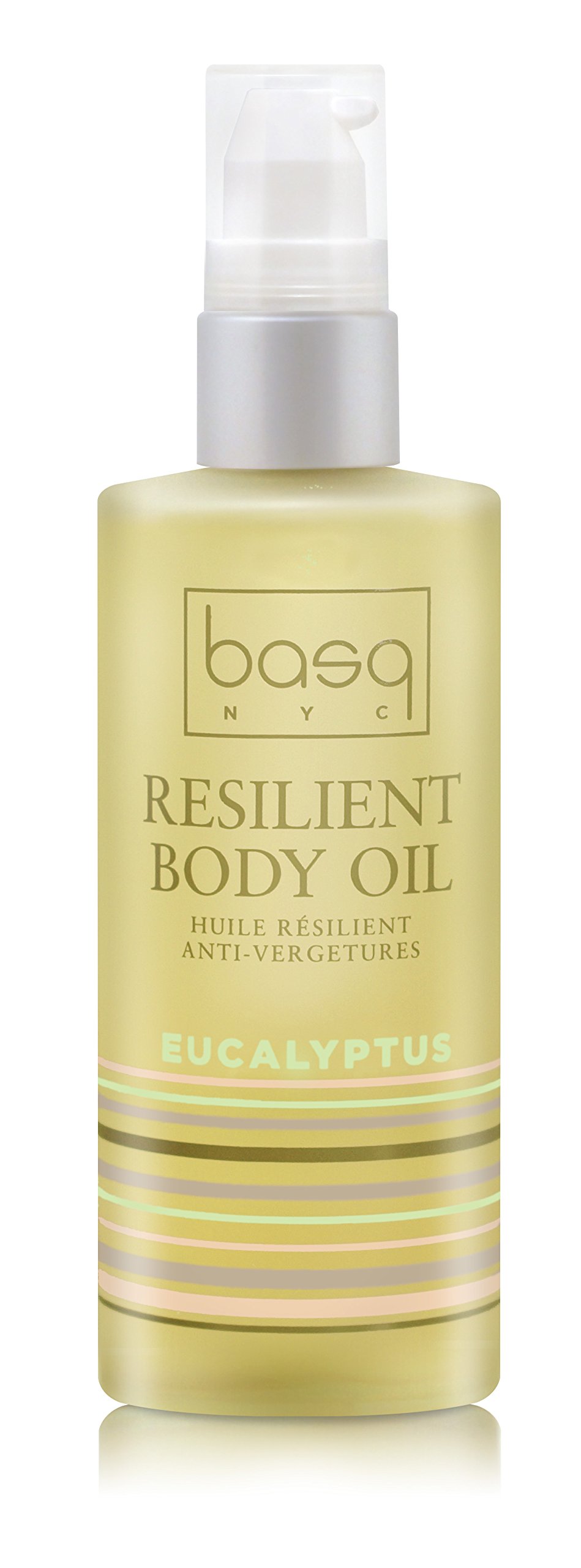 Basq Skin Care Resilient Body Stretch Mark Oil, Eucalyptus, 4 Fluid Ounce
