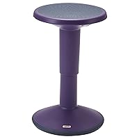 SitWell Wobble Stool, Adjustable Height, Active Seating, Eggplant