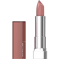 Maybelline Color Sensational Lipstick, Lip Makeup, Cream Finish, Hydrating Lipstick, Touchable Taupe, Nude ,1 Count