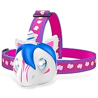 Unicorn LED Headlamp for Kids Stocking Stuffers, Unicron Outdoor Toys Headlight Flashlight for 3 4 5 6 7 8 9 10 Years Old Boys Girls | Perfect for Camping, Hiking, Hunting, Reading and Parties